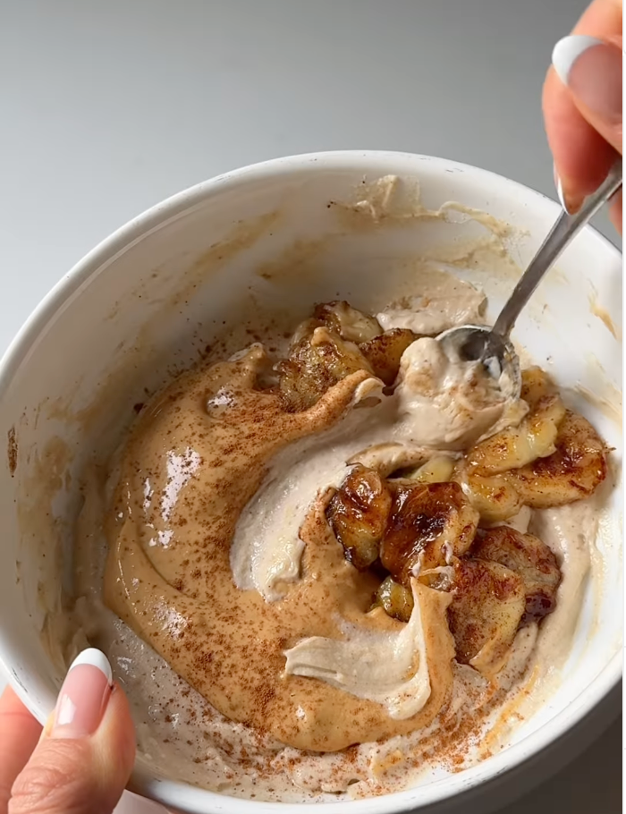 Maple Banana Bread Bowl