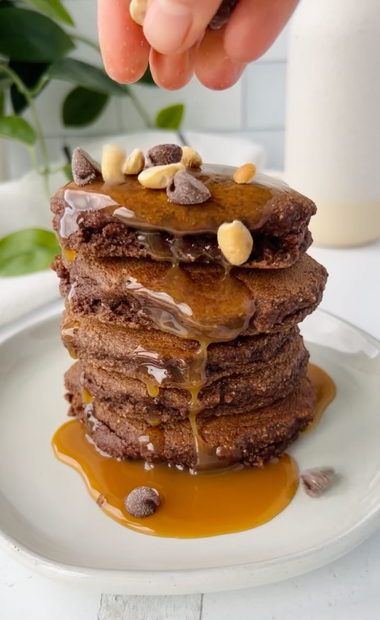 Snickers Protein Pancakes