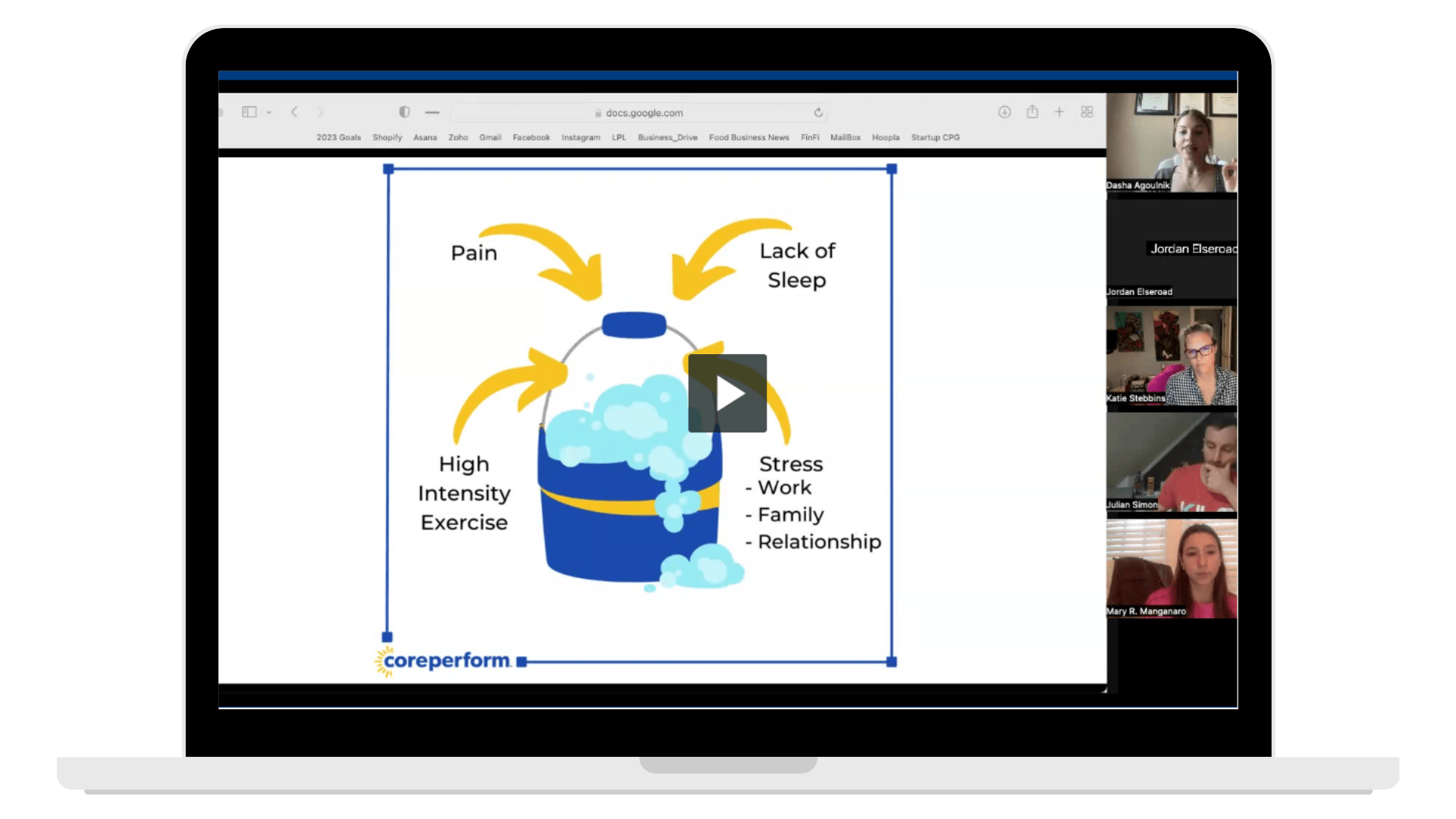 Webinar mockup